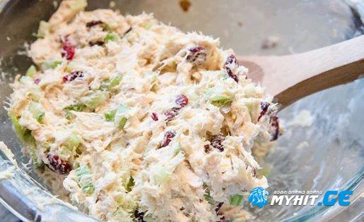 ქათმის უგემრიელესი სალათა