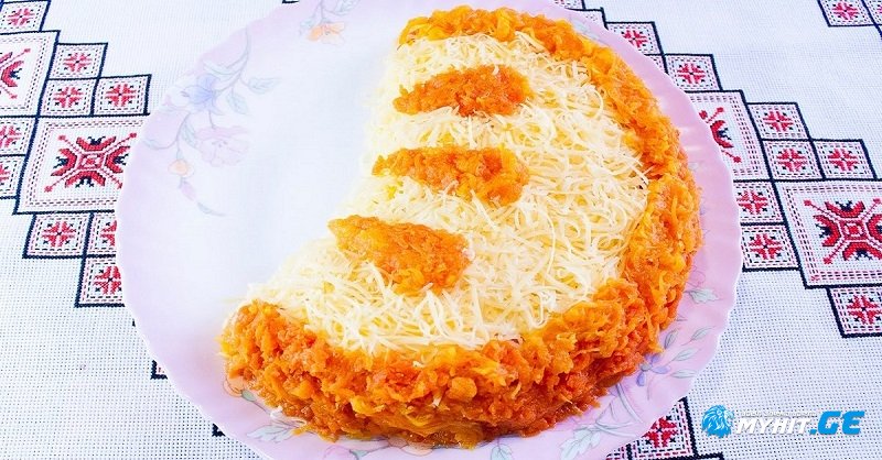 სალათა "ფორთოხლის ნაჭერი" – საახალწლო სუფრის მშვენება