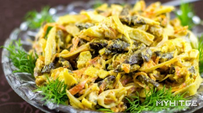 საქონლის ღვიძლის სალათა - ჩაინიშნეთ საახალწლოდ!