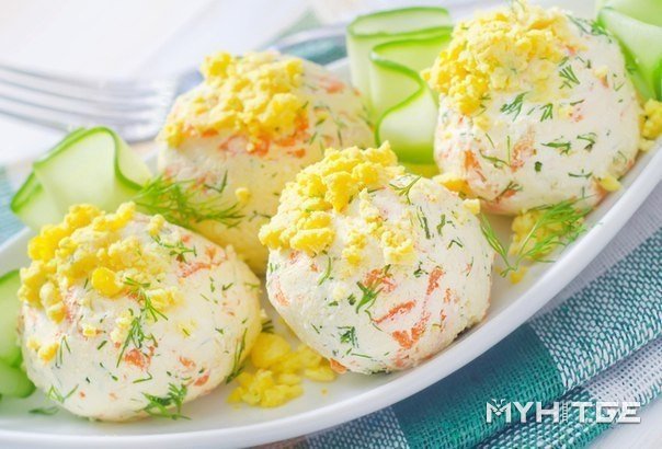 კიბორჩხალას ჩხირების სალათის ორიგინალური ვერსია საახალწლო სუფრისთვის