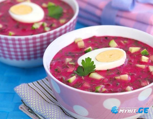 ცივი სუპი ჭარხლით