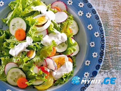 ქორფა ბოსტნეულის სალათა