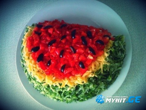 სალათა ''საზამთროს ნაჭერი"