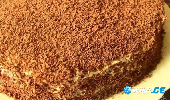 კეფირის ტორტი "შავი პრინცი"