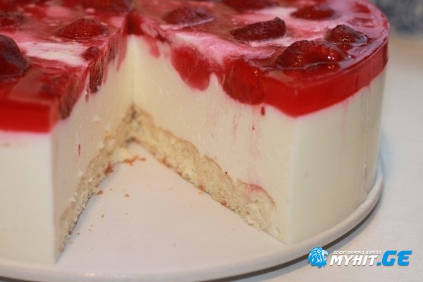 ხაჭოს ტორტი ხილით