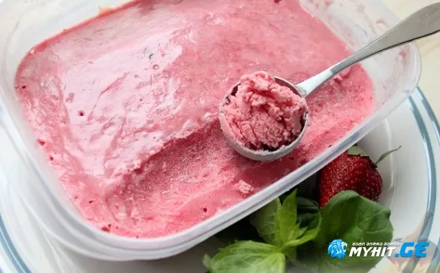 ნაყინი არაჟნით - მარტივი და ხელმისაწვდომი