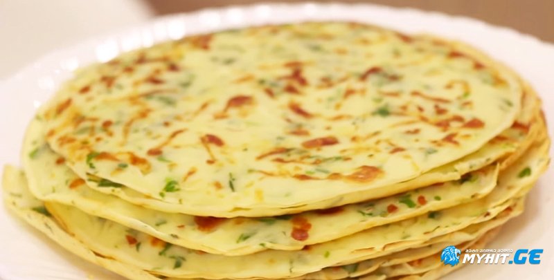 ყველიანი ბლინები მწვანილით - ყველაზე გემრიელი საუზმე, რაც კი ოდესმე გაგისინჯავთ