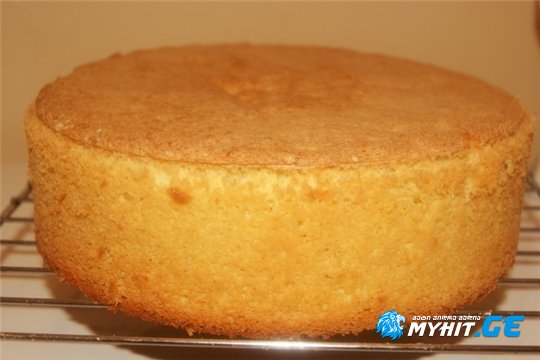 კლასიკური ბისკვიტი ტორტისთვის - დაგჭირდებათ 4 კვერცხი