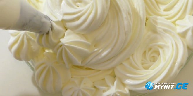 5 წუთში მოსამზადებელი სუპერ-კრემი ტორტისთვის