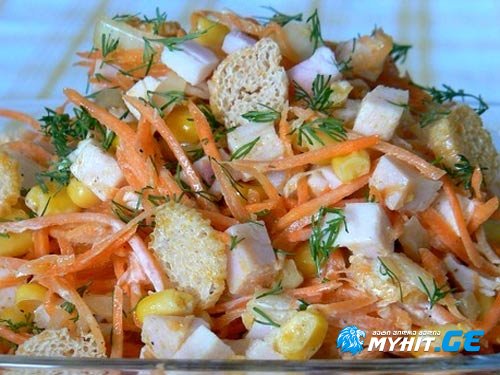 სტაფილოს თბილი სალათა