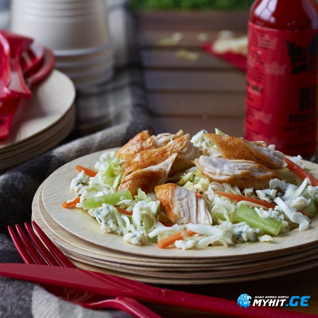 ქათმის სალათა "ბუფალო"