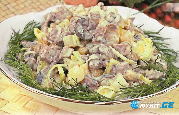 სადღესასწაულო სალათა სოკოთი - დაგჭირდებათ სულ 4 ინგრედიენტი