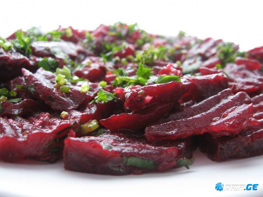 ჭარხლის სამარხვო სალათა