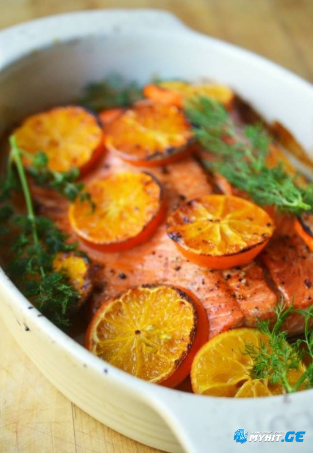 ორაგული ლიმონით