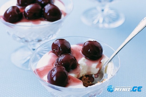 უმარტივესი ჩიზქეიქი ალუბლით