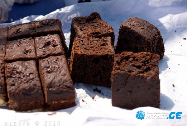 ყავის არომატიანი სამარხვო ბრაუნი