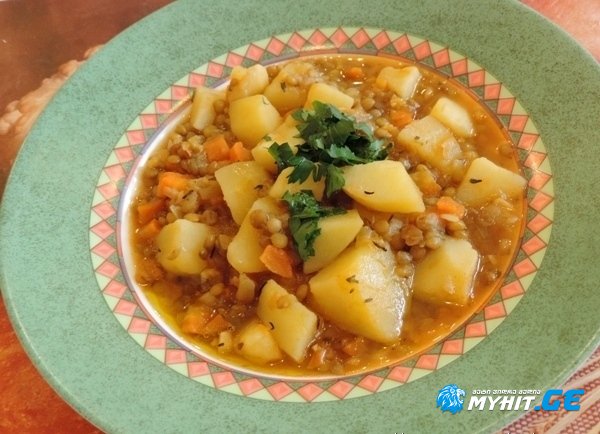 ბოსტნეულის და ოსპის რაგუ (სამარხვო)