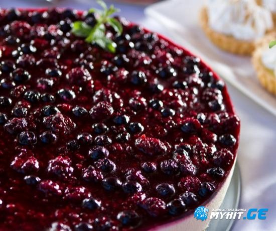 ხაჭოს ნამცხვარი ხილით