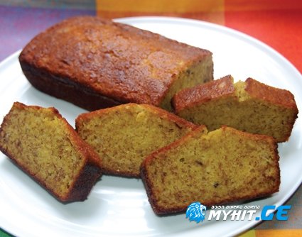 ძალიან ფაფუკი და საოცრად არომატული ბანანის კექსი