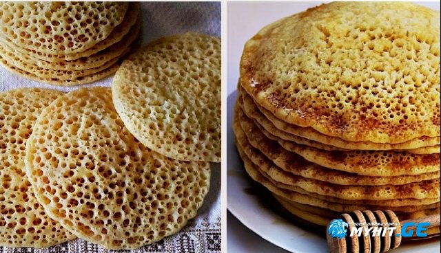 ბლინები ათასი ნასვრეტით - აი, თურმე, როგორ მზადდება!