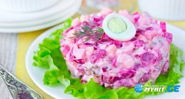 ჭარხლის და კვერცხის სალათა 15 წუთში