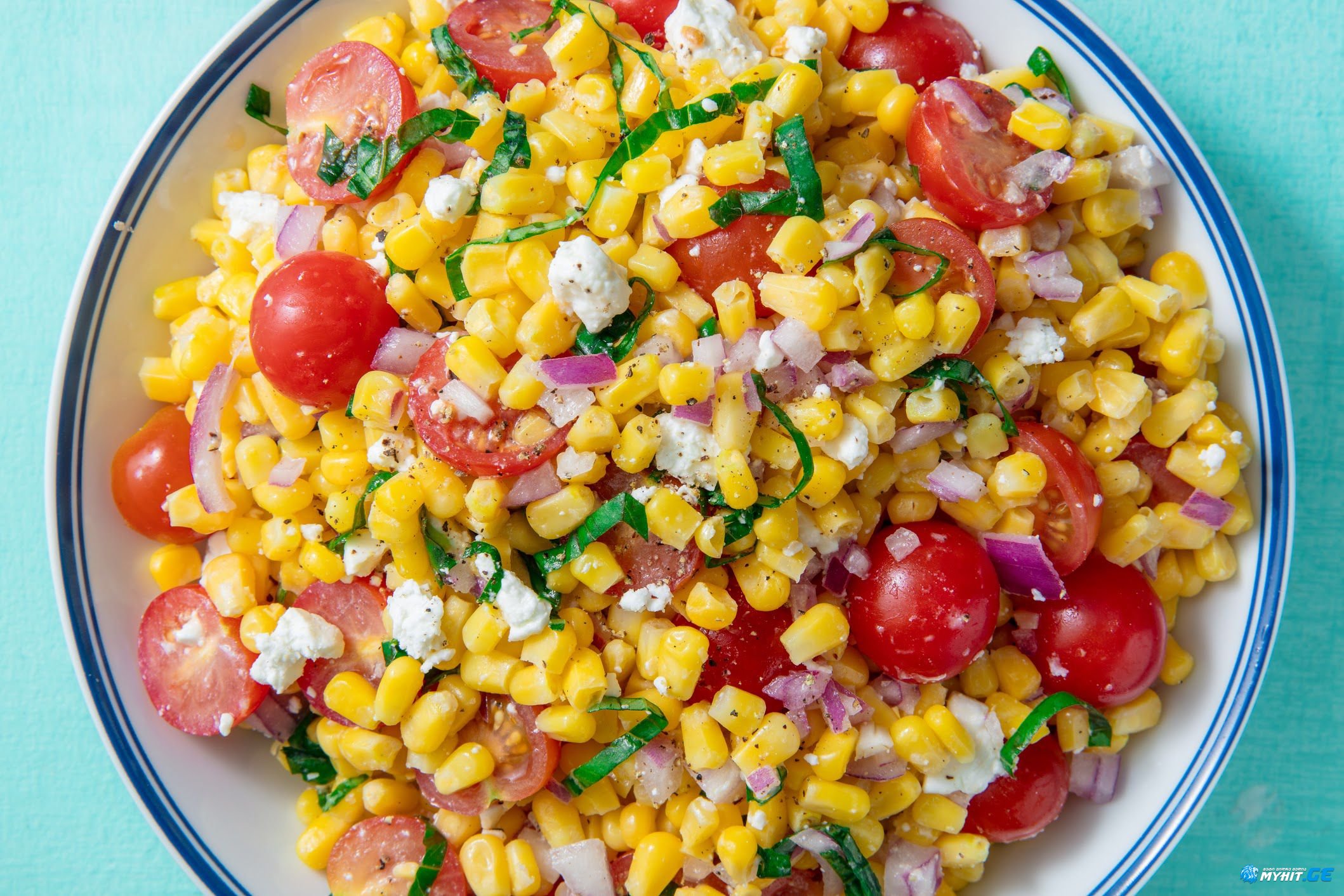 სიმინდის სალათა - მარტივი და გემრიელი