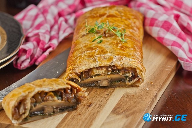 სოკოს ველინგტონი - გემრიელი სამარხვო ღვეზელი