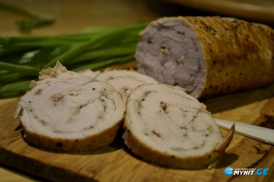 ქათმის რულეტი ნივრით