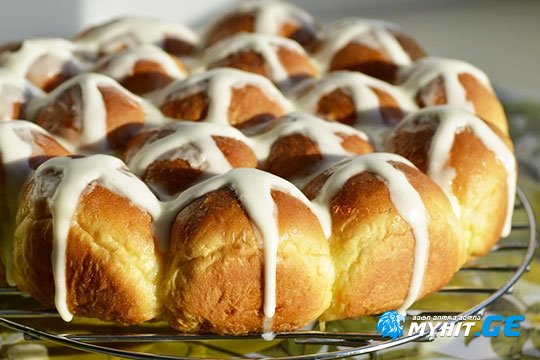 ფორთოხლის ნაზი ფუნთუშები ნაღების მინანქრით