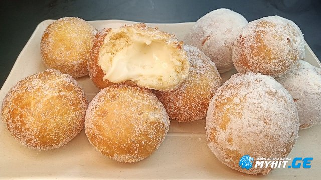 ხრაშუნა ბურთულები ყველის შიგთავსით - გემრიელი და განსხვავებული საუზმე