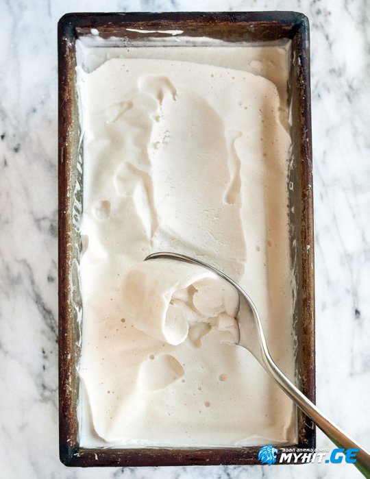 სამარხვო ნაყინი ქოქოსის რძით