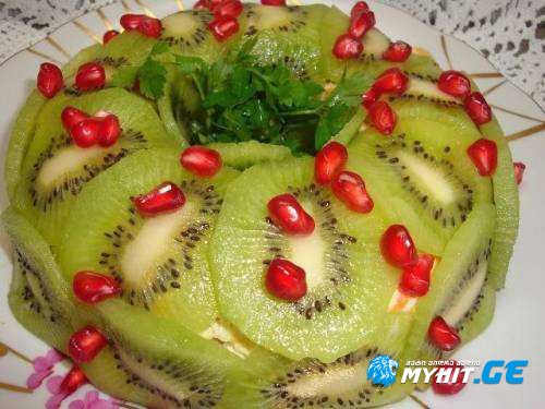 სამარხვო სალათა კივით