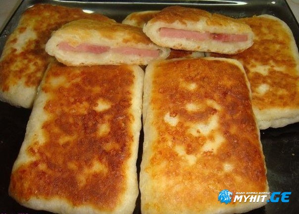 ტაფაზე გამომცხვარი ლორიანი კვერი