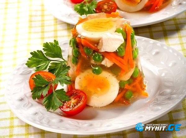 განსხვავებული, უგემრიელესი ლაბასხმული ქათმის ხორცისა და ბოსტნეულისგან: საახალწლო სუფრის მშვენება