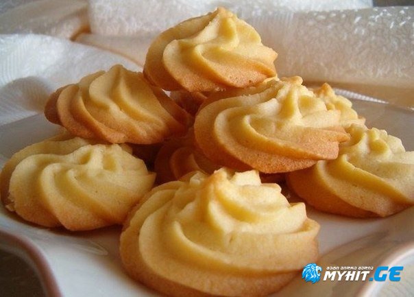 ვანილის ხრაშუნა ორცხობილები ჩაისთვის