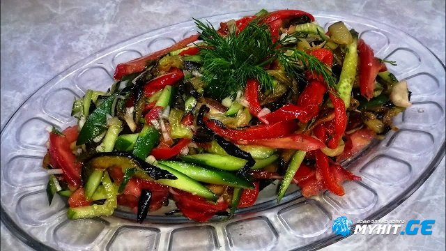აჯაფსანდალი სალათა რომ ყოფილიყო“ - 2ც ბადრიჯანი, სულ ცოტა ბოსტნეული და მზად არის!
