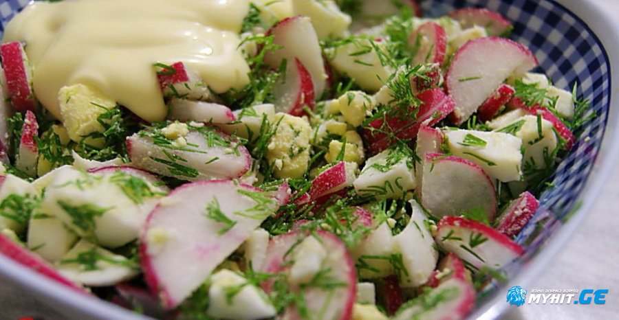 კარტოფილისა და ბოლოკის სალათა (სამარხვო)