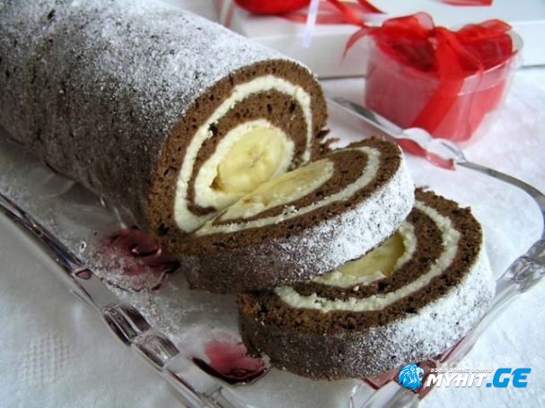 უგემრიელესი რულეტი ბანანის შიგთავსით