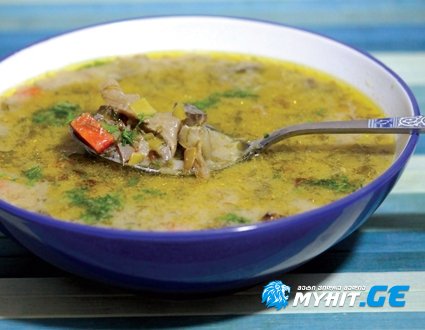 სოკოს წვინაინი ბოსტნეულით