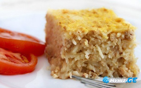 ვერმიშელის მობრაწულა ხორცით