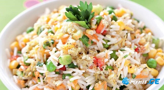 ბრინჯის უგემრიელესი სალათა